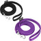AMAGOOD 6 FT Cat Leash, Durable Traditional Style with Easy Collar Hook, Great for Cats (3/8 in x 6 ft, Black and