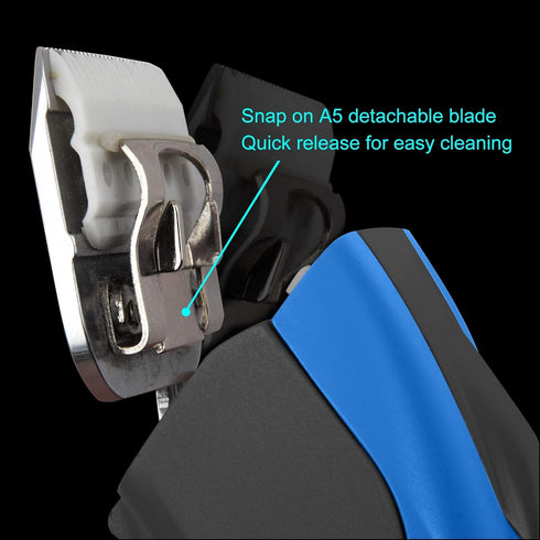 Size 40 Detachable Ceramic Blade 1/100", High-Tech Ceramic, Compatible with Andis, Oster, Wahl A5 Clippers