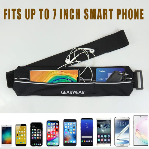 Running Belt | Adjustable Fanny Pack for Women and Men - Storage for Phone