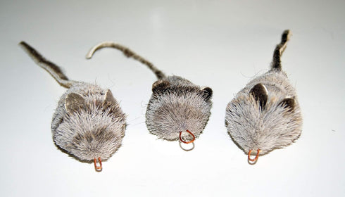 Fun Rat Pack 3 Pack of Mice Mouse Refill/Attachment for Wildcat and Popular Bird Catcher Type Wands/Poles