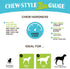 Raw Paws Compressed Rawhide Bones for Dogs, 8-inch, 5-Count - Long Lasting Natural Chews for Large Dogs