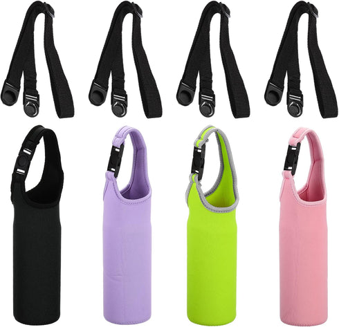 PATIKIL Water Bottle Sling Bags, Neoprene Portable Insulated Bottles Holders Carrier with