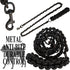 Dog Leash Metal Leashes with Pet Collar, Heavy Duty Anti Bite Chain Rope Hook for Medium and Large Dogs