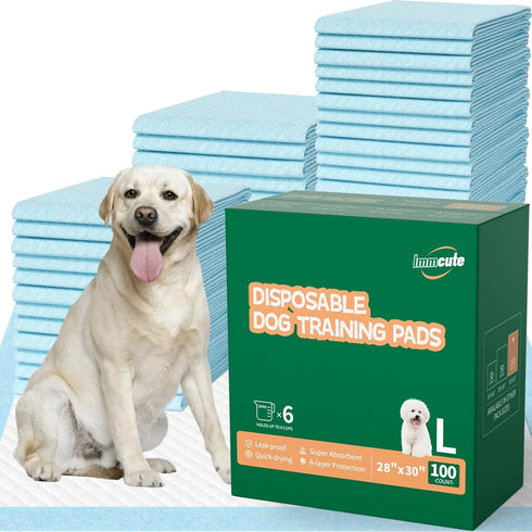 100 Count Large Dog & Cat Puppy Pee Pads - 28"x30" Absorbent