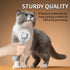 Cat Grooming Brush, Dog Slicker Brush for Shedding, Pet Hair Brush for Grooming, Gently Removes Loose Undercoat (Gray)