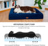 Large Orthopedic Dog Bed, Waterproof with Removable Cover, 4-Sides Bolster Soft Sofa Bed, Washable, Rich Blue