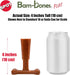 SPOT Bam-Bones Plus T Bone Dog Chew, Bamboo Fiber & Nylon, Durable for Aggressive Chewers, 4in, Beef Flavor