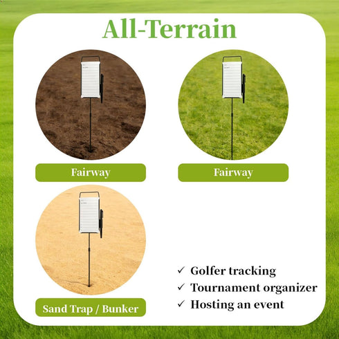 4 Pack 50 4 Steel Longest Drive and Closest to the Pin Marker, Golf Metal Proximity/Course Distance/Fairway Distance