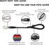 Short Dog Leash, 26 Inches Rope Traffic Leashes for Dogs, Reflective Lead with O-Ring, Heavy Duty for Large Medium
