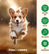 7-inch 1 Count (Pack 5) Pork Chomps Roasted Pressed Pork Skin Dog Chew, Bone
