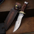 WPKOPYA DeHong-78 Hunting Knife, Tactical Fixed Blade Knife with Sheath