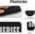 Sheriff Patch 3×2 inches PVC Patch with Hook Fastener Back for Hats, Caps, Vest, Bags, Backpacks (All Black and White)