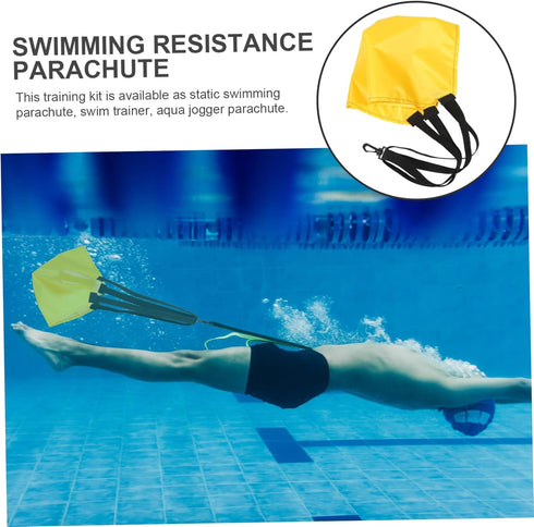 Swimming Equipment Suite - Training Cord Fitness Resistance Bands, Sports Belt, Swim Gear, Training Accessories
