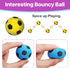 SPOT Sponge Soccer Ball Cat Toys - Interactive Plush Toy, Fun for Cats & Kittens to Bat & Chase, 1.5" Assorted 4-Pack