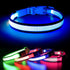 BSEEN Light Up Dog Collar, Rechargeable LED, Adjustable Reflective Dog Lights for Night Walking
