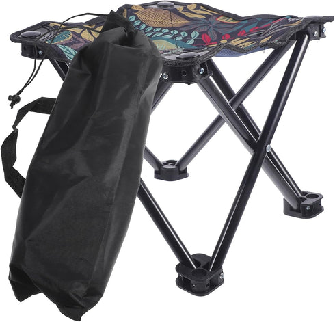 Angoily Folding Camping Stool for Adults Portable Outdoor Fishing Folding Bench with