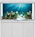 AWERT 36x18 inches Sunshine Underwater World Fish Tank Background, Undersea Theme Aquarium Background Vinyl