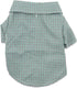 DroolingDog 3 Pack Plaid Dog Tee Shirt, Puppy Button Up Shirts, Breathable Summer T-Shirts for Small Dogs