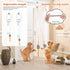 360 Automatic Rechargeable Cat Teaser, Door Mount Hanging Interactive Cat Toy, Spinning & Irregular Jumping Motion