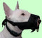 Adjustable Nylon Dog Grooming Black Muzzle, No Bite, 7.5"-10" Size Medium, for Retriever, Spaniel, Brittany, Collie