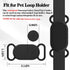 2 Pack Waterproof Dog Collar Holder Compatible with Samsung Galaxy SmartTag 2, Silicone GPS Tracker Hidden for Galaxy Smart Tag 2, Anti-Lost Dog Collar Galaxy Smart Tag 2 Case(Black,Pink)