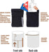 Thick Wrist Wallet Cell Phone Holder with Zipper Pocket - Securely Carry Credit Cards, Keys, Cash, ID for Travel