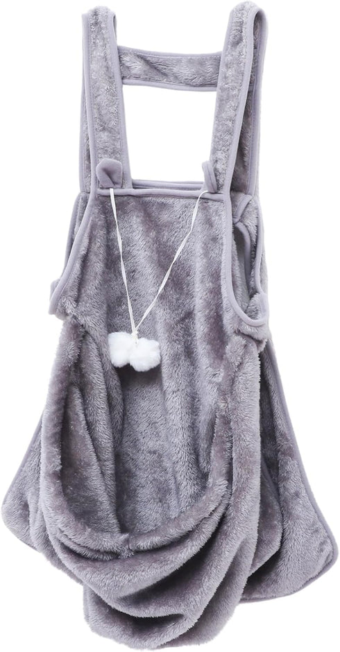 Pet Carrier Bag, Portable Outdoor Chest Apron Pouch for Small Pets, Warm Sleeping Bag for Kittens and Puppies