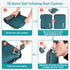 Backpacking Inflatable Seat Cushion, Self Inflating Memory Foam Stadium Seat Cushion Lightweight Camping Chair Pad