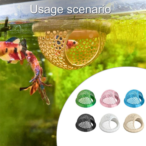 NIHUIFA Hammock Floating Fish Resting Platform Hide Shrimp Cave Shrimp Feeding for Aquarium Fish