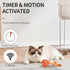 SPGSWCY 2-Pack Interactive Dog & Cat Toys for Small Dogs Indoor Cats - Auto Moving Balls with Chirping Squeaky Sounds