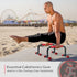 Rubberbanditz Parallette, Parallel Bars & Dip Station for Home Gym Workout Equipment
