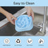MateeyLife Slow Feeder Dog Bowls 2PCS, Anti-Choking Puzzle Dog Food Bowls for All Breeds Pets LightBlue