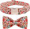 Unique Style Paws 1PCS Dog Bandanas, Washable Cotton Square Bibs for Small Medium Large Dogs and Cats-L
