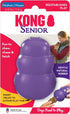 (Pack 2) KONG Senior - Dog Toy with Gentle, Natural Rubber - Durable Dog Toy for Older Dogs - Use Treats with Stuffable