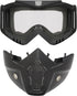 Full Face Airsoft Mask, Paintball Mask, Tactical Mask, Motorcycle Goggles with Removable Face Mask