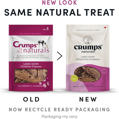 Crumps Naturals Lamb Chops 110g/3.9oz (Product Packaging May Vary)