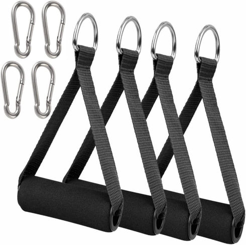 Premium Exercise Pull Handles - Fitness Equipment Replacement Handles for Pilates, Yoga, Strength Training
