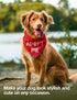 Adopt Me Dog Bandana - Funny Red Dog Scarf Accessories for Adoption Announcement, Pet Lover Gifts for Christmas