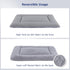 Dog Bed Mat, Reversible Dog Crate Pad, Washable Pet Sleeping Mattress for Small Medium Dogs XB009 (30''x20'', Grey)