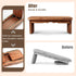 Folding Yoga Meditation Bench - Yoga Kneeling Bench for Adult, Wooden Zen Meditation Stool Kneeling Bench for Yoga