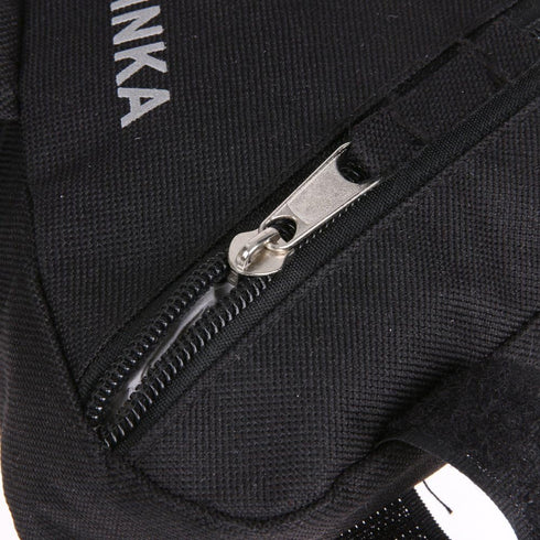 MOOCY Bike Frame Bag with Water Bottle Pouch for MTB Road Bike Cycling Accessories (Black)