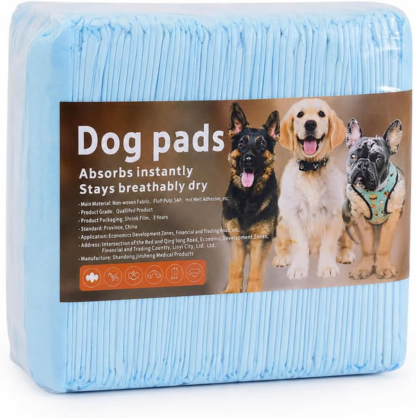 Dog Padswith Adhesive BackingFixed, 5-Layer Leak-Proof Super Absorbent, Quick-Dry Surface, Potty Training,