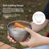 (500ml) Boundless Voyage Titanium Double Walled Bowl - Ultralight Portable Tableware for Oatmeal, Rice, Soup, Yogurt