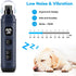 Casfuy Dog Nail Grinder with 2 LED Light - New Version 2-Speed Powerful Electric Pet Nail Trimmer, Professional Quiet