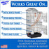 (16oz Pack 1) Absolutely Clean Amazing Bird Cage Cleaner and Deodorizer - Just Spray/Wipe - Safely & Easily Removes