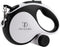 360° Tangle-Free Retractable Dog Lead - Detachable Poo Bag Holder & 15 Poo Bags Included, Strong 5m Extendable Nylon