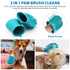 Idepet Dog Paw Cleaner Cup with Towel, Portable Pet Foot Washer Brush for Dogs and Cats, Blue