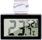 Digital Reptile Thermometer Hygrometer with Hook & Adhesive, LCD Display for Reptile Tanks and Terrariums