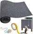 Cat Scratching Mat 118"x16", Trimmable Self-Adhesive Carpet Mat, Large DIY Cat Scratch Mat Roll