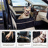 3 2 4"+2", 2 ZOMISIA Elevated Dog Car Seat for Medium Dogs, Adjustable Heights with Egg Crate Foam Boosters Dual-Sided